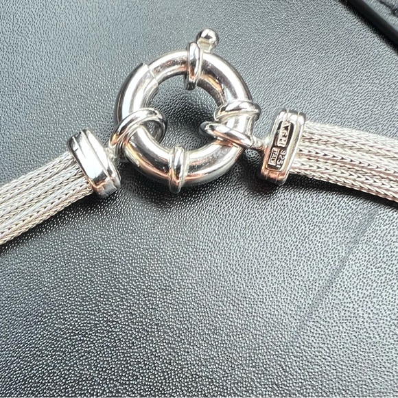 Italian silver necklace - Picture 9 of 14